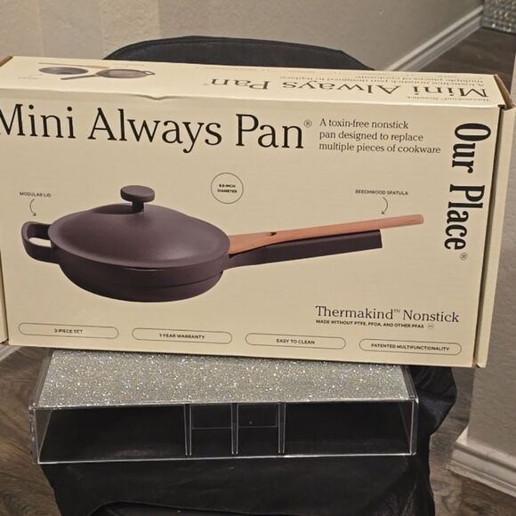 Our Place Mini Always Pan 3-PC Set Thermakund Nonstick - Picture 7 of 8